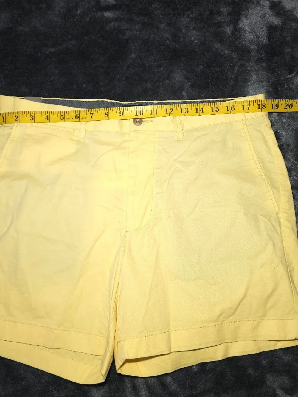 NWT J Crew Yellow 34 Shorts 5” Inseam Cotton Resort Beach Golf Work Reimagined